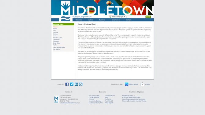 Middletown Municipal Court