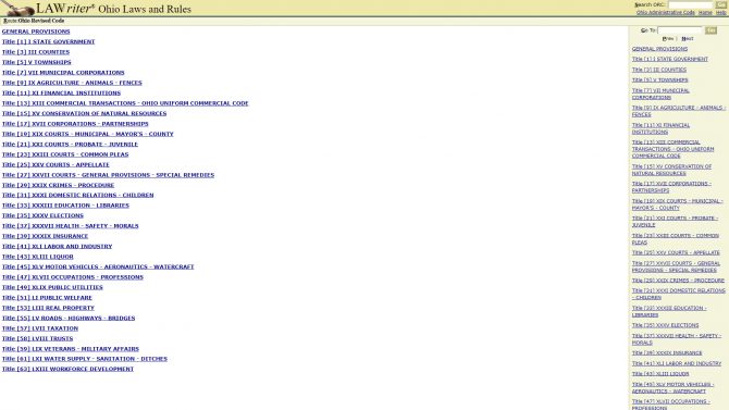 Ohio Revised Code